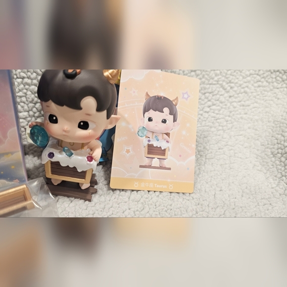 Pop Mart Hacipupu The Constellation Series – Taurus Zodiac Figure w/ Card & Box - Picture 2 of 6